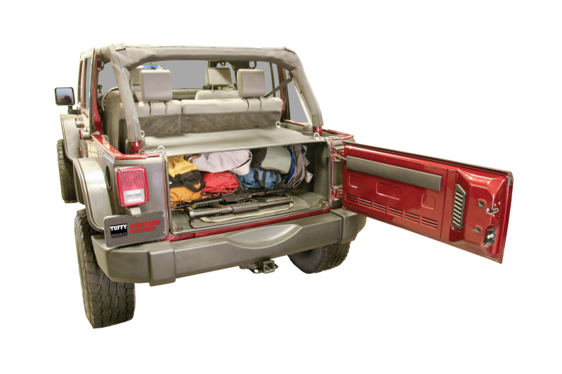 Jeep Wrangler JK Unlimited Tailgate Security Enclosure - Tuffy Products - Standard - Black - `07-`10